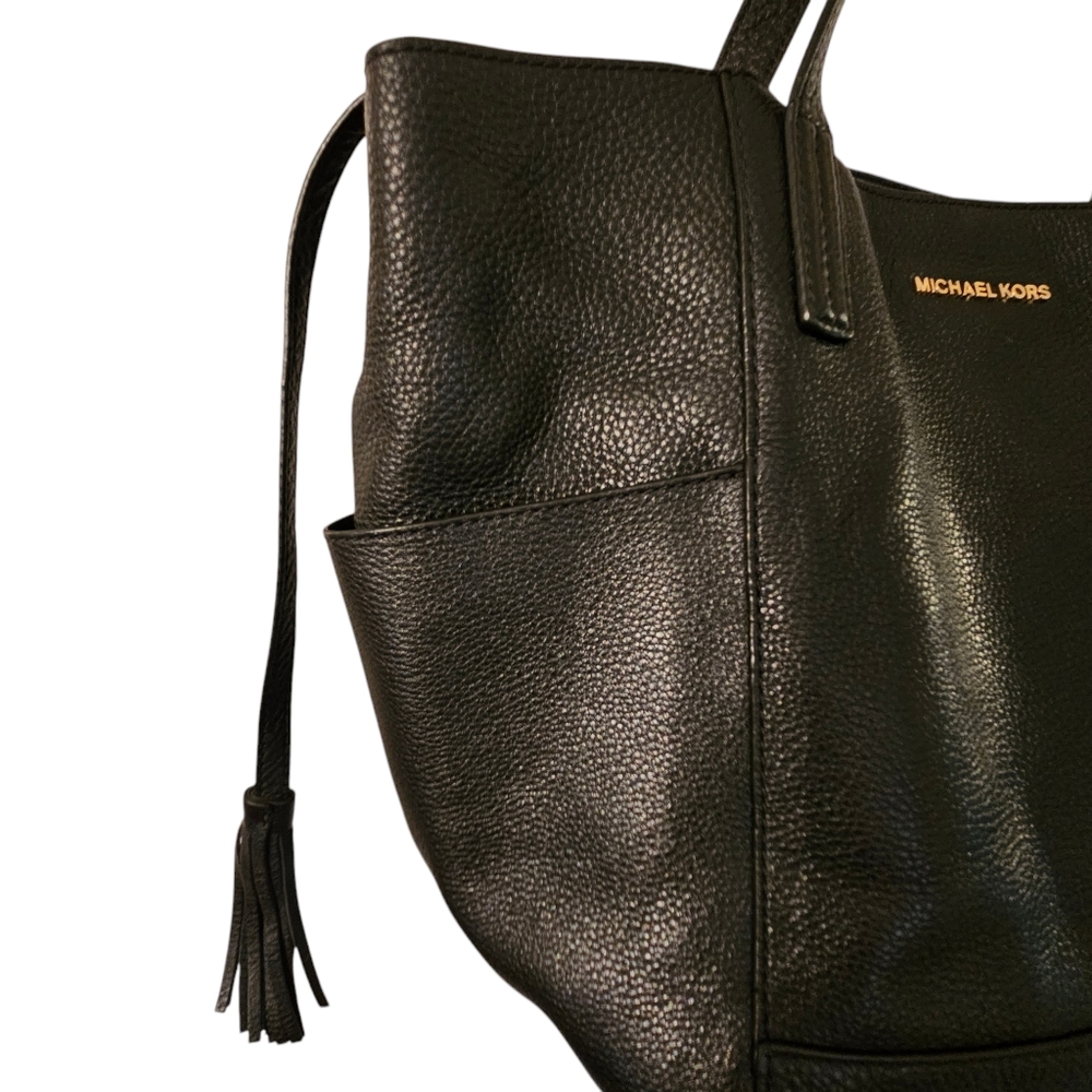 Michael Kors black leather purse - Picture 4 of 6
